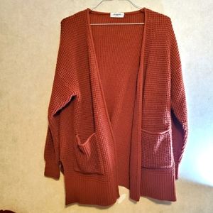 COPY- Women's rust colored sweater SZ 1X